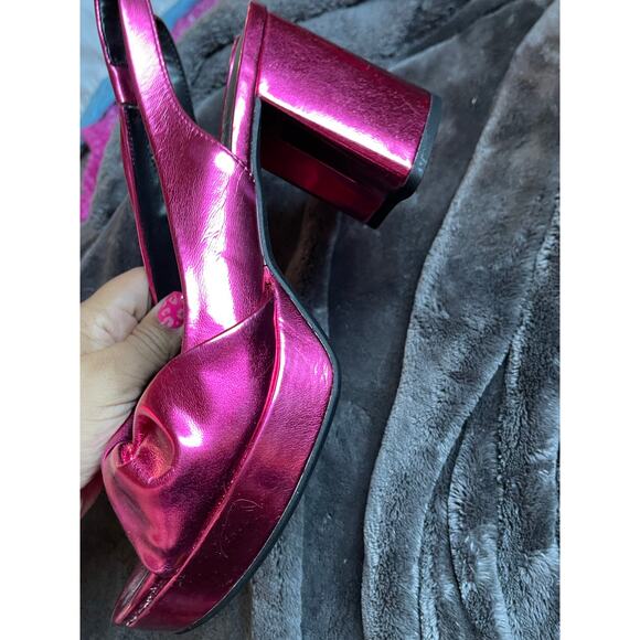 Kenneth Cole Reaction Women's Rylee Platform Sandals NWOT 9 - Picture 5 of 10